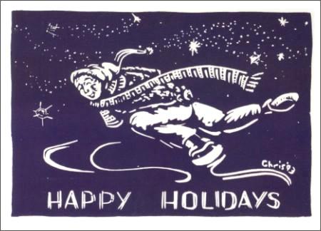 Happy Holidays(skater)